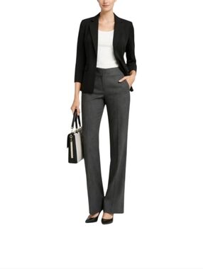 Express Editor Charcoal Gray Dress Pants Size 8 Short